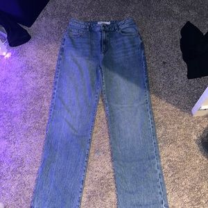 garage straight leg jeans